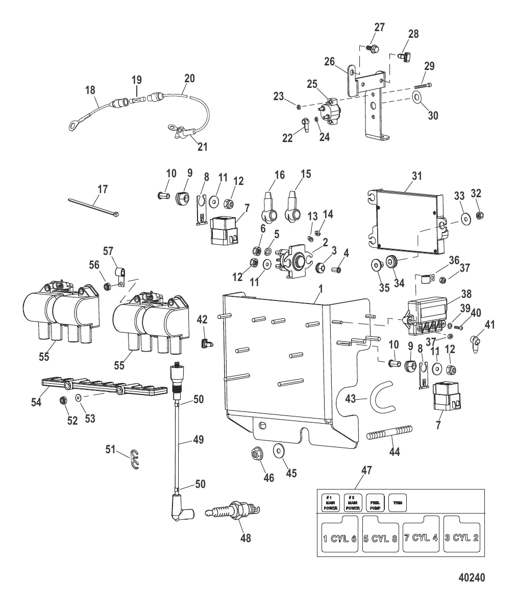 Электрические компоненты (Зажигание)