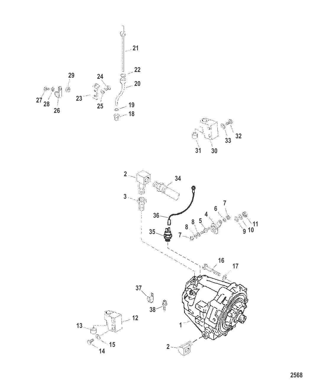 Трансмиссия и компоненты (Карданная передача)