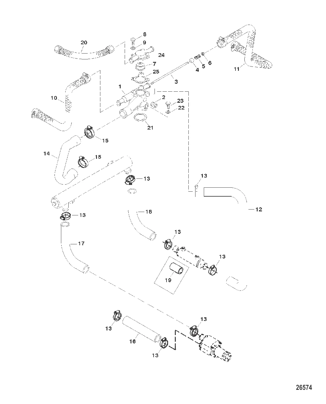 Корпус термостата