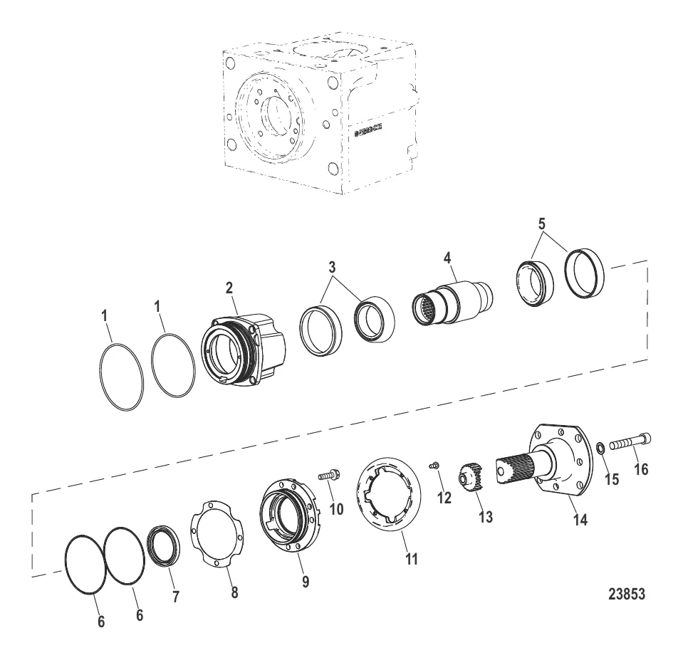 Трансмиссия (Tailstock)(NXT1)