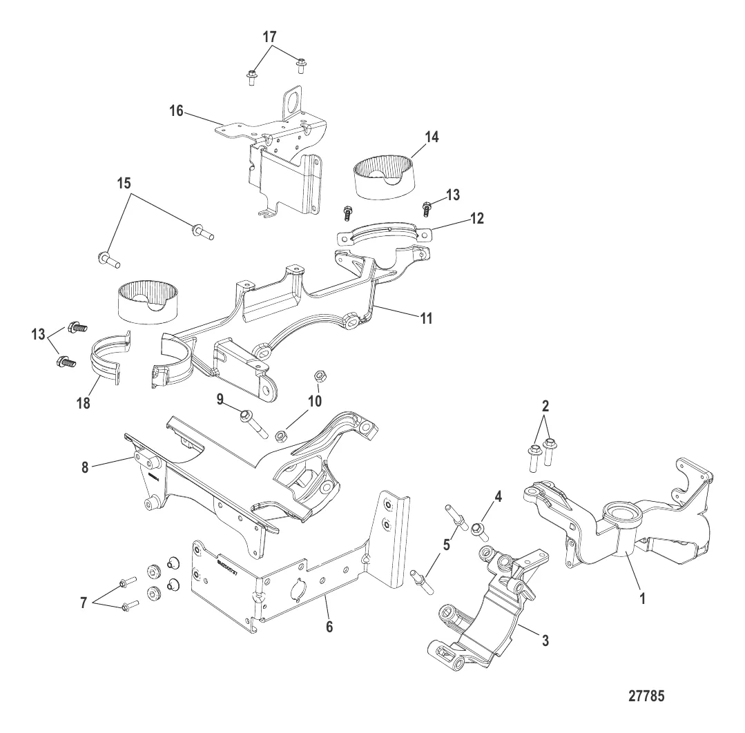 Кронштейны двигателя