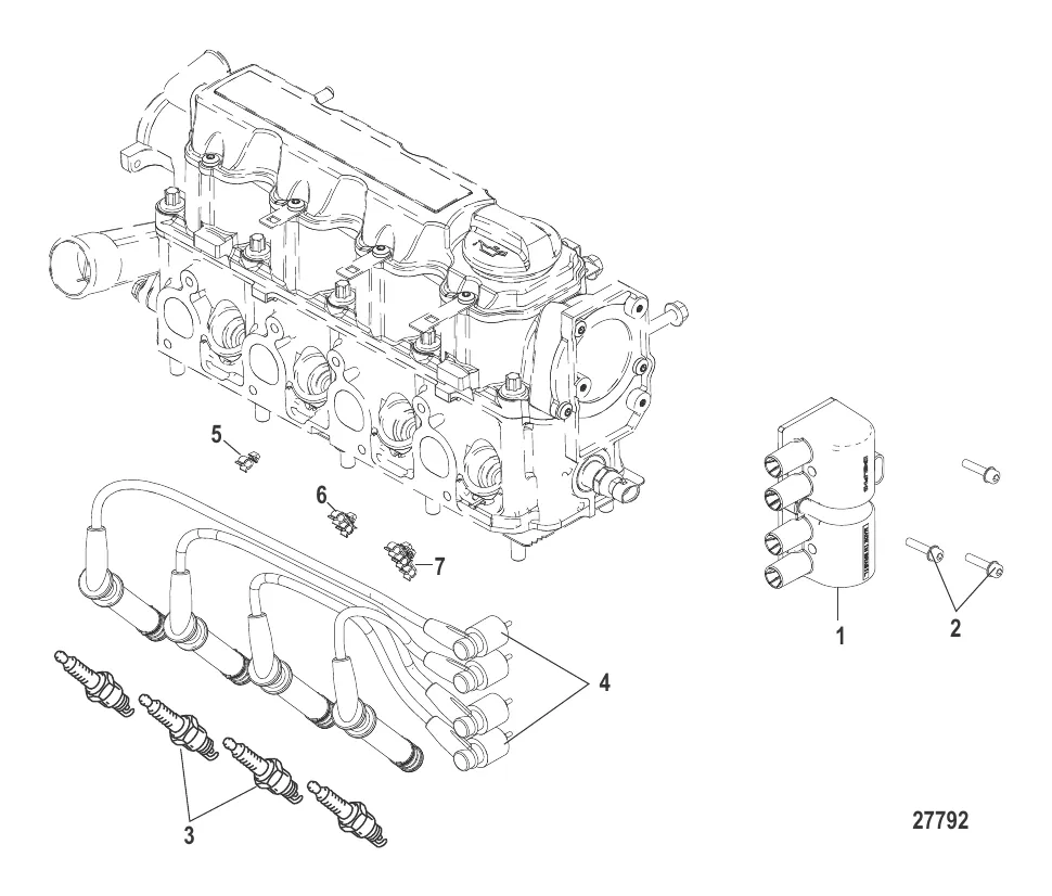 Электрические компоненты Катушка, свечи зажигания и провода