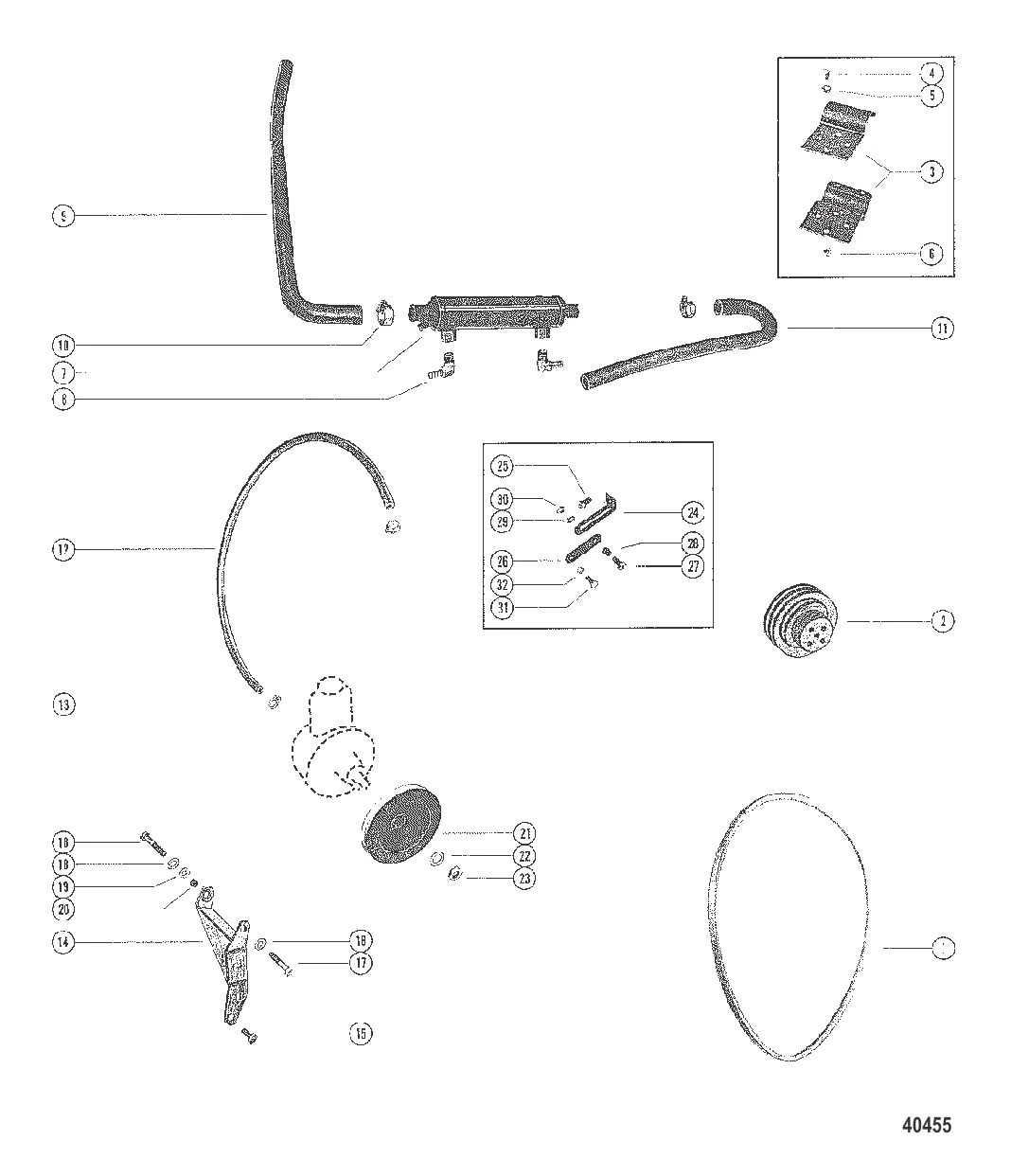 МОНТАЖ РУЛЕВОГО МЕХАНИЗМА С УСИЛИТЕЛЕМ Без закрытой системой охлаждения