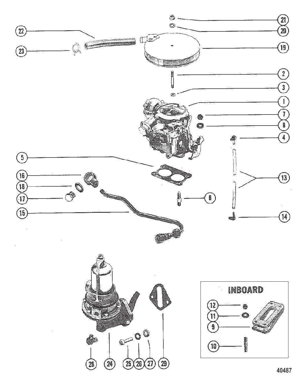 Карбюратор и топливный насос
