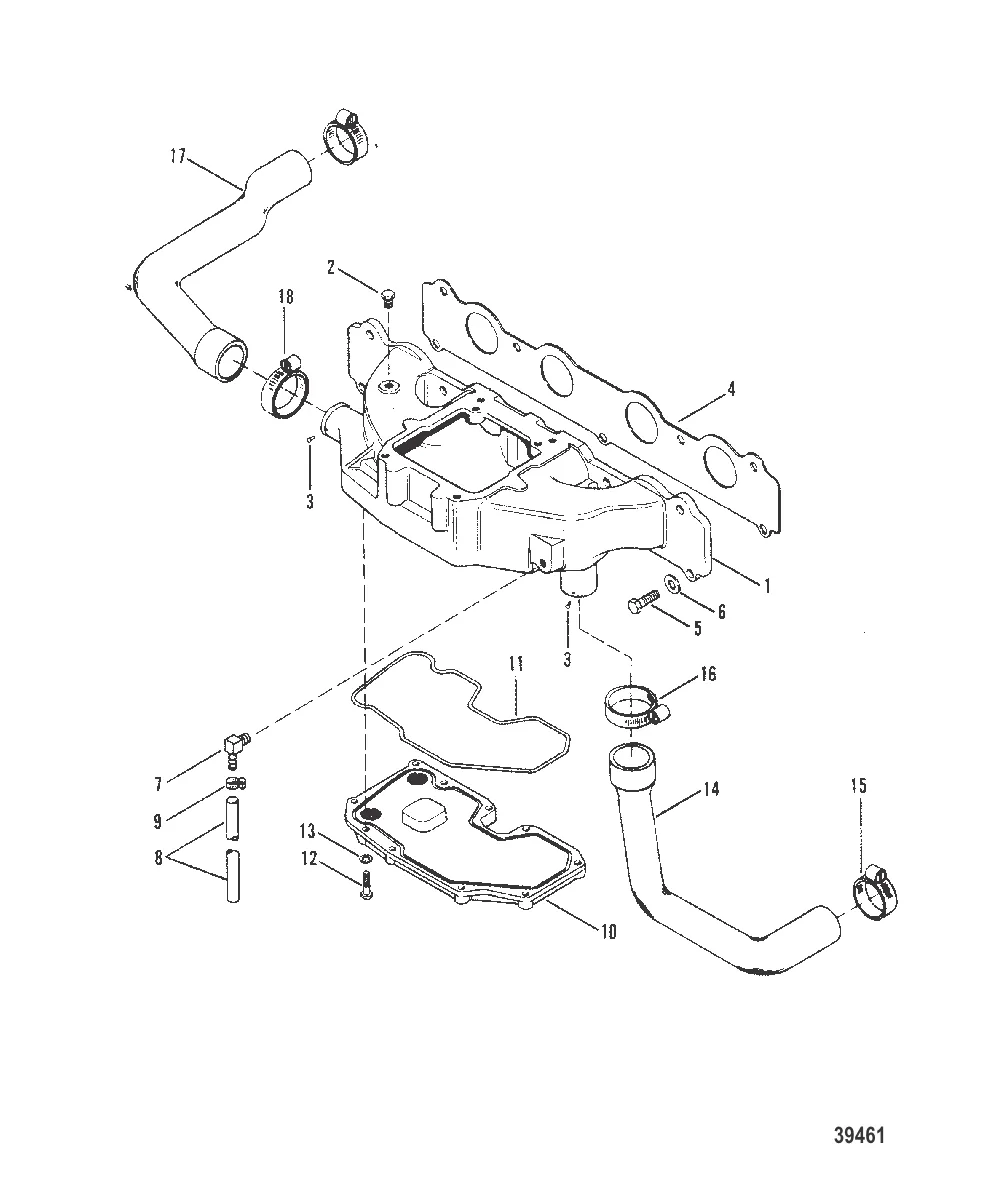 ВПУСКНОЙ КОЛЛЕКТОР (180-190-3.7L/LX)