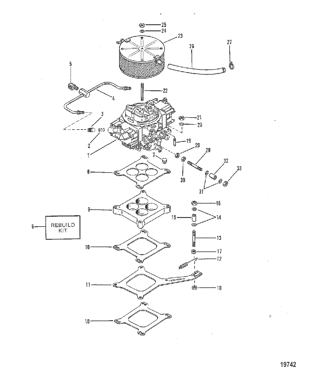 Карбюратор и тяга (440/460)