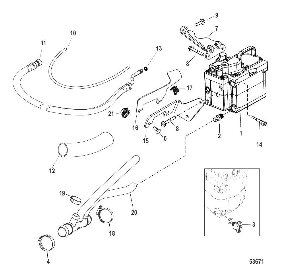 Система охлаждения топлива