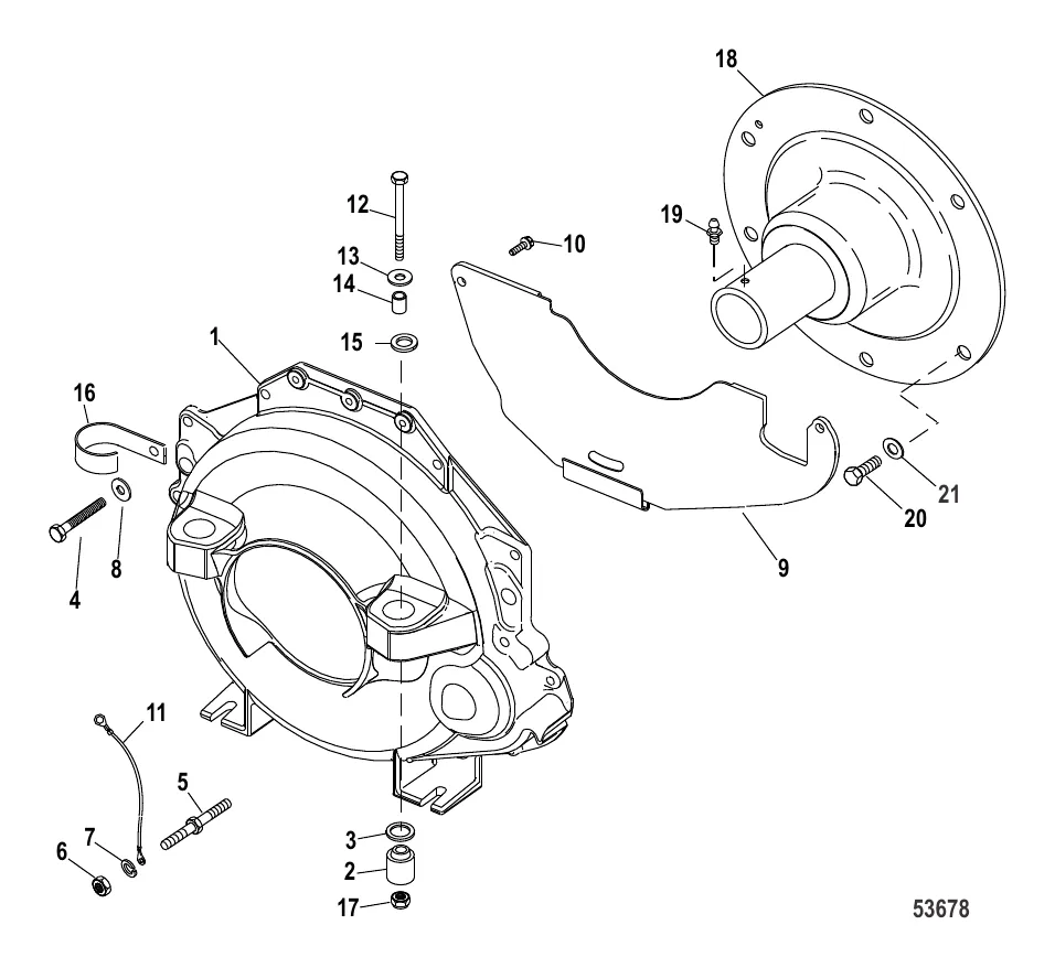 Корпус маховика Стропильного типа