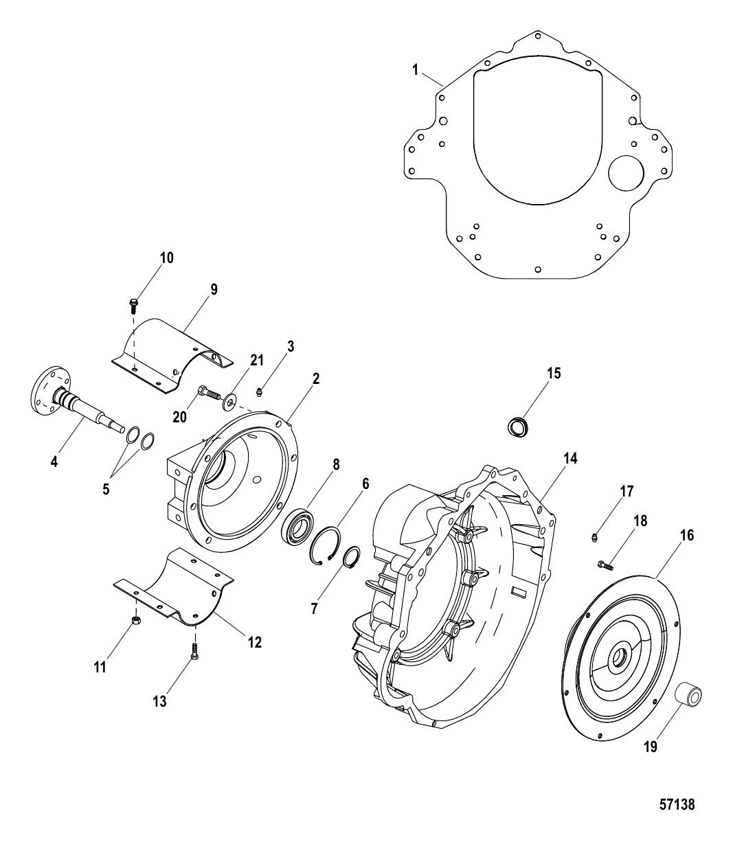 Корпус маховика Карданная передача