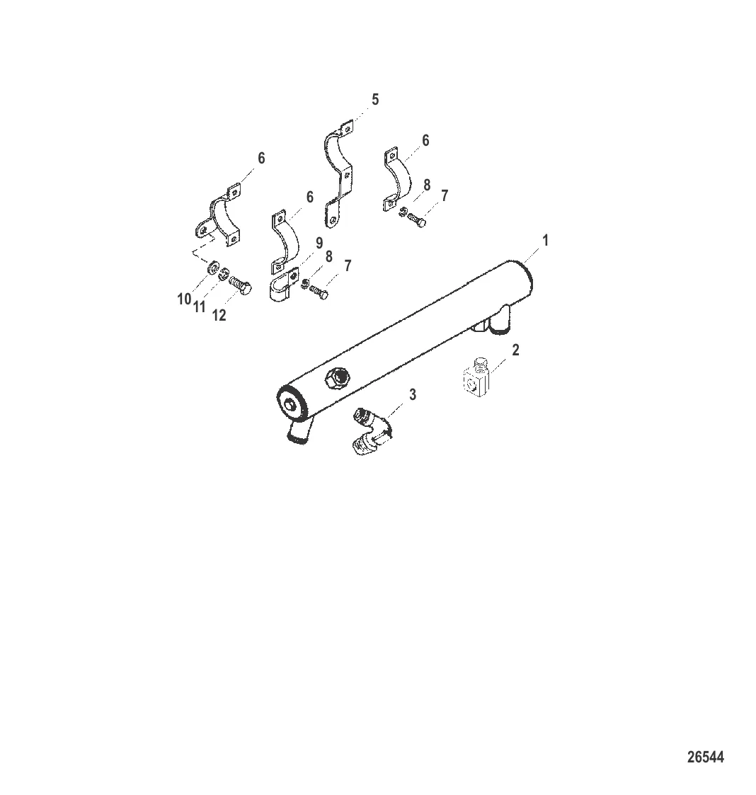 Маслоохладитель в сборе (Модели Bravo)