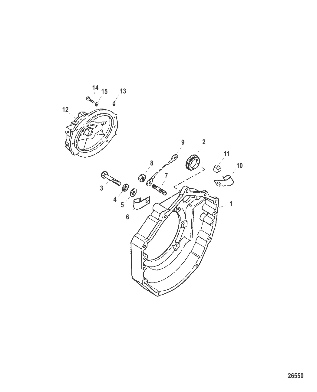 Корпус маховика (Модели с карданной передачей)