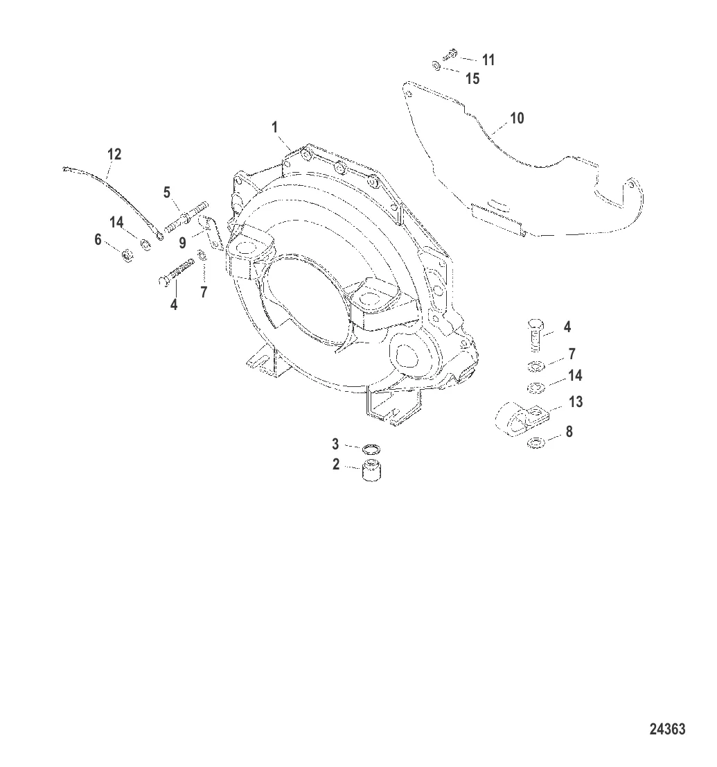 Корпус маховика (Bravo)