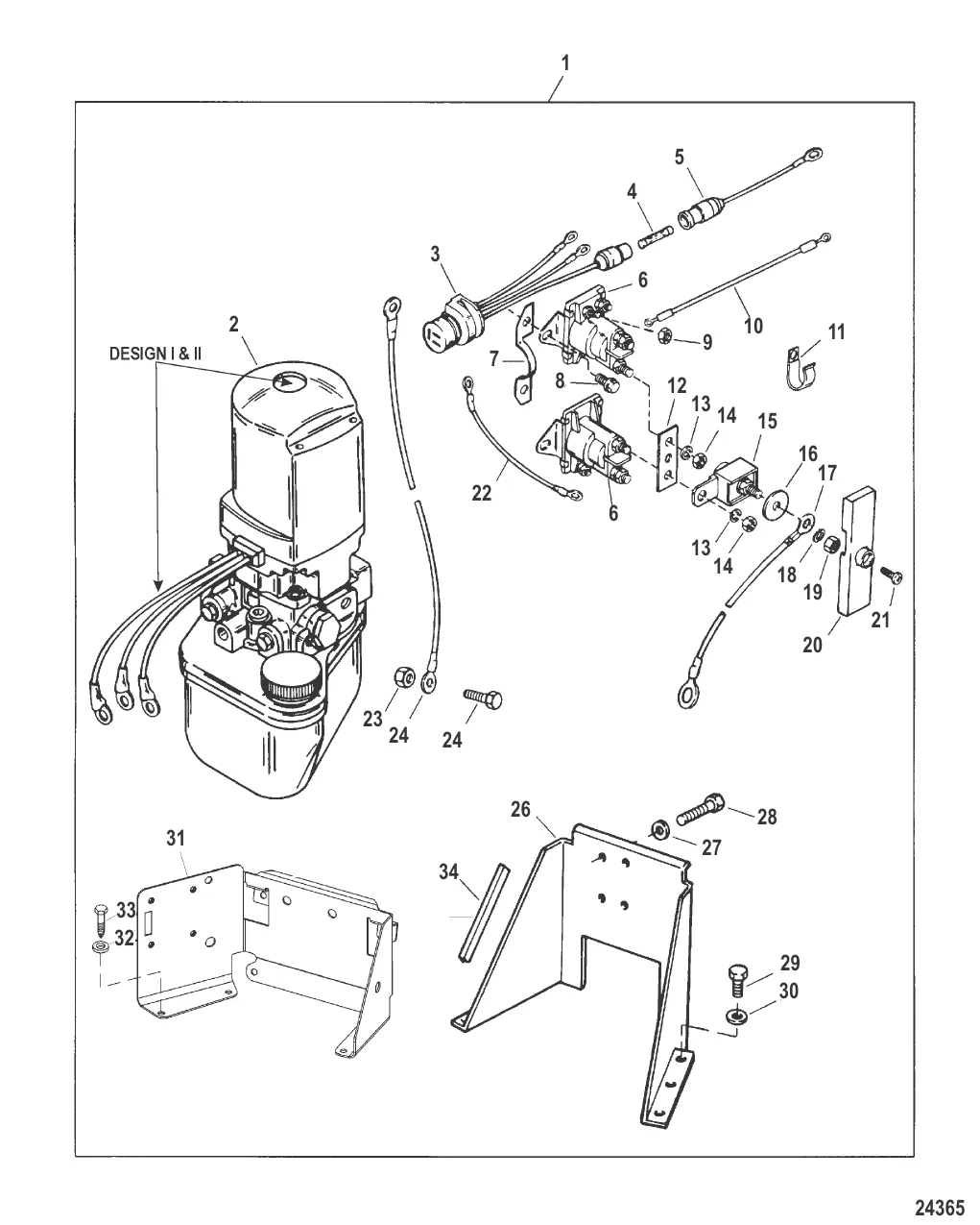 Насос системы дифферента в сборе (В сборе)