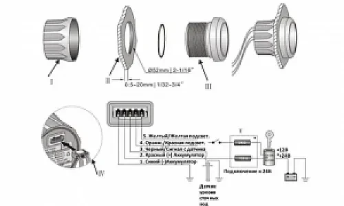 Указатель уровня сточных вод (WS) KY12102