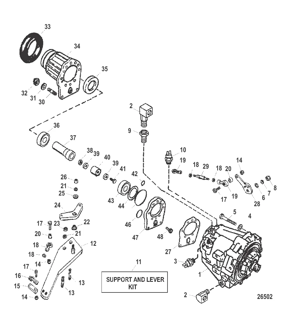 Трансмиссия и компоненты (Вставной)