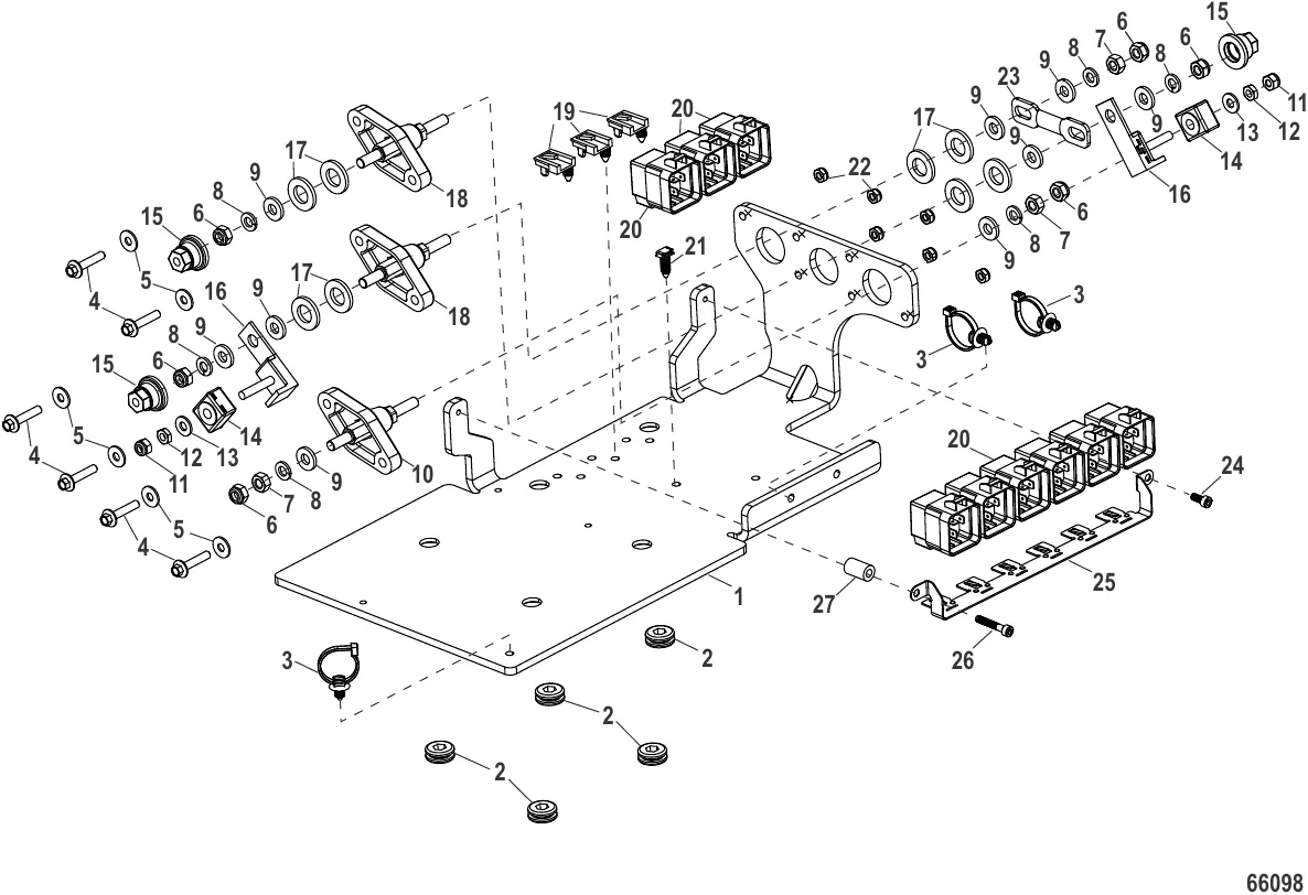 Электрическая панель в сборе