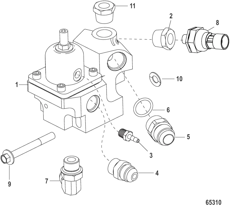 Регулятор топлива в сборе