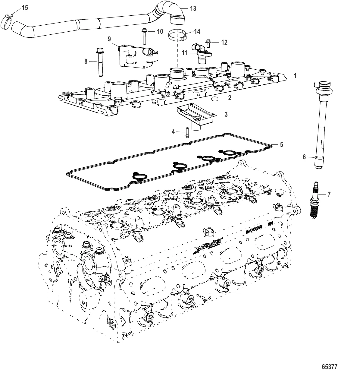 Головка цилиндра Крышка опорной плиты
