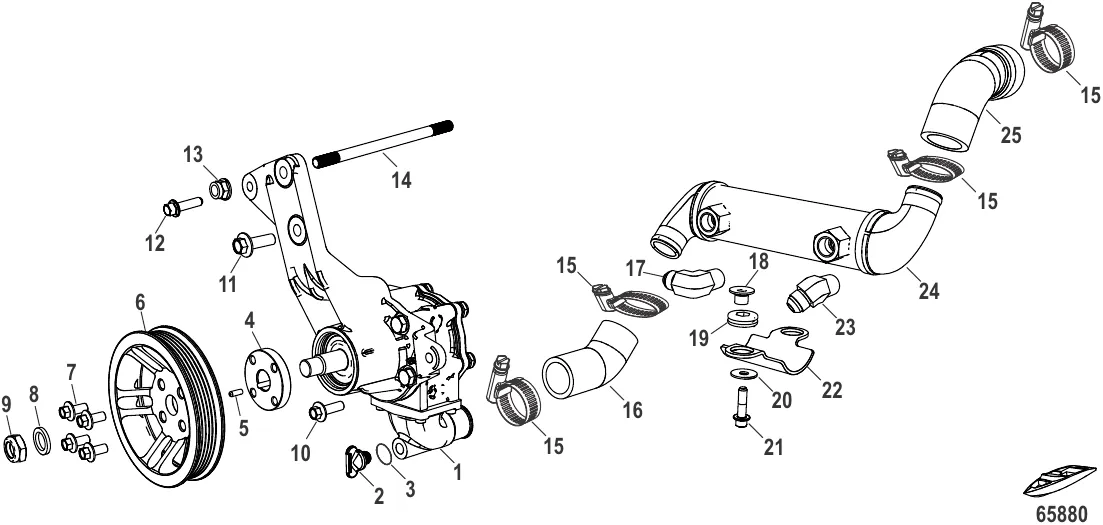 Насос для забортной воды