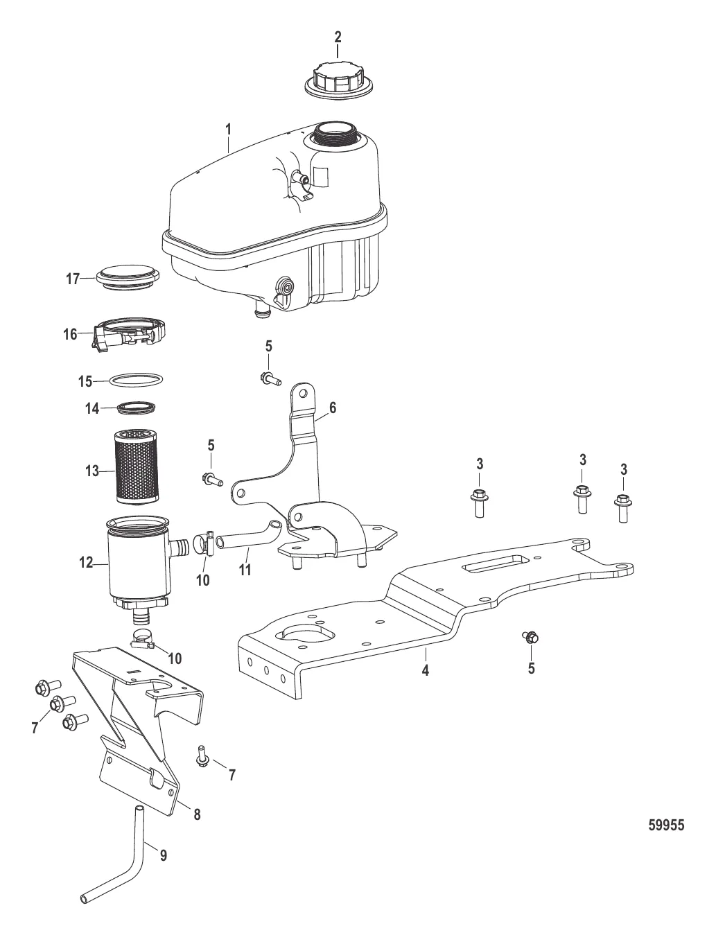 Резервуар для охлаждающей жидкости