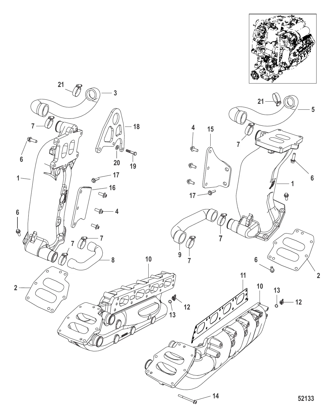 Выхлопной коллектор
