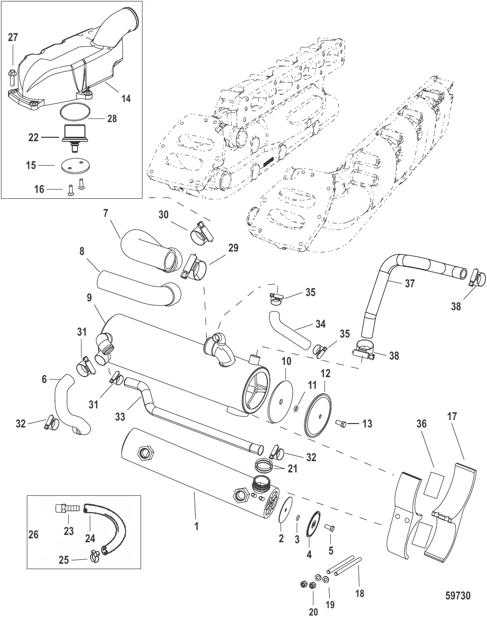 Компоненты системы охлаждения