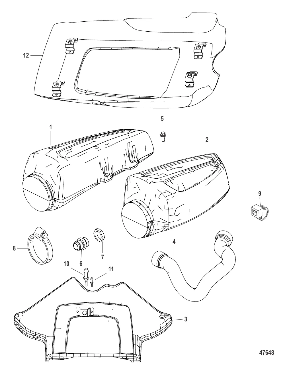 Крышка воздухозаборника