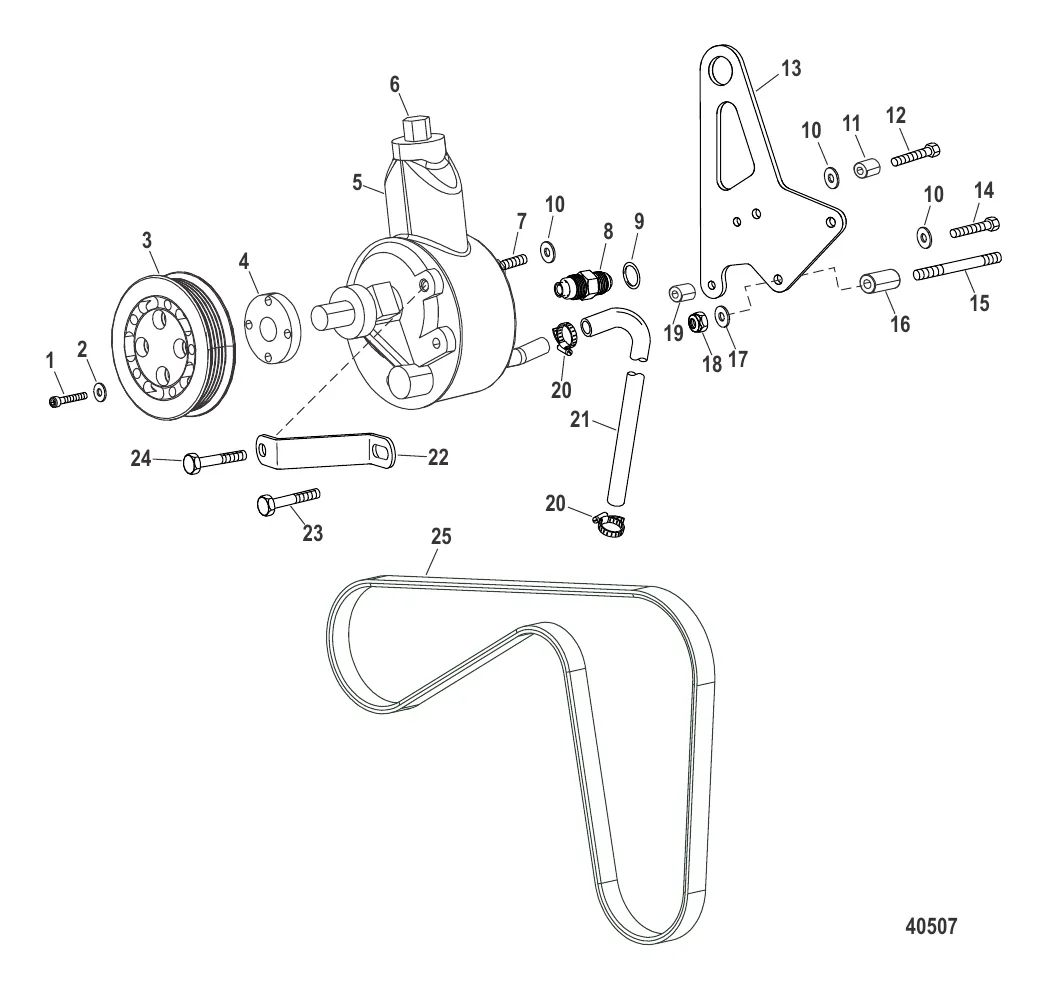 Компоненты гидроусилителя рулевого механизма
