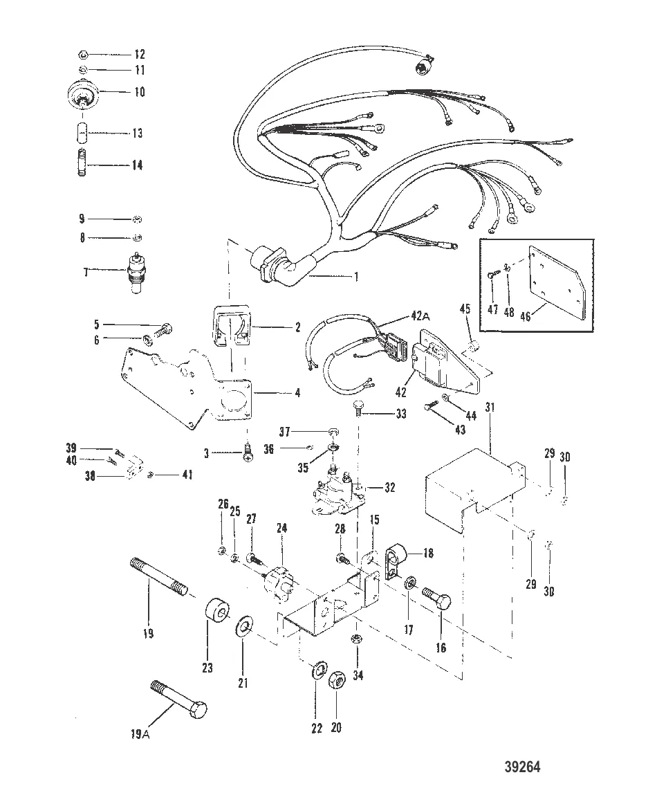 WIRING HARNESS AND ELECTRICAL COMPONENTS