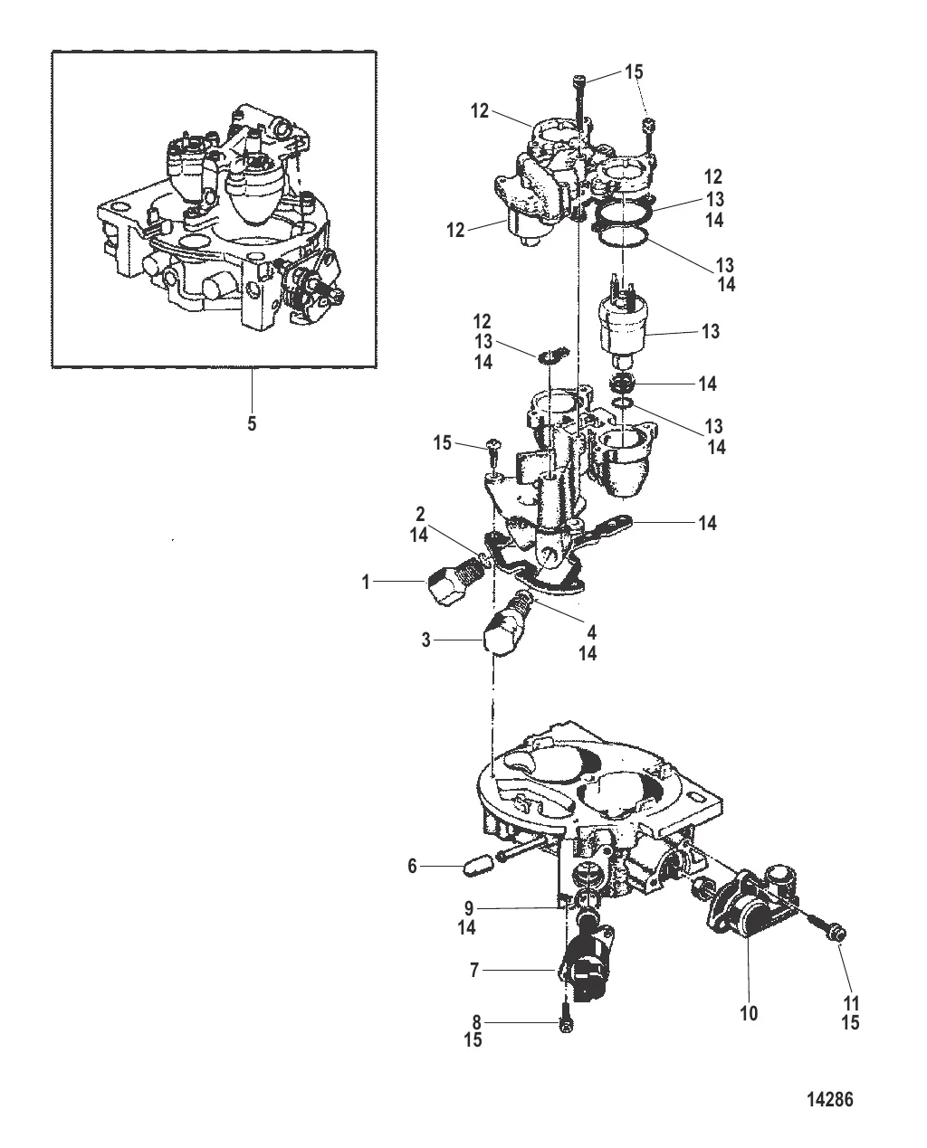 Корпус дроссельной заслонки