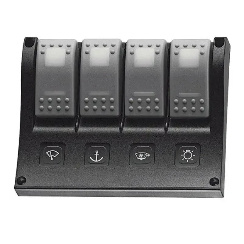 EASTERNER Панель переключателей 4шт с индикаторами включения