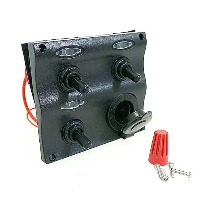 EASTERNER Панель переключателей 3шт с предохранителями постоянного тока