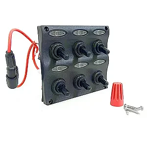 Панель управления 6шт со светодиодной подсветкой 95х107х65 мм C91342LED