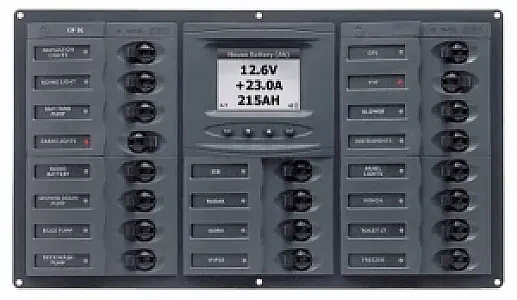 Панель переключателей 20шт с монитором контроля DCSM