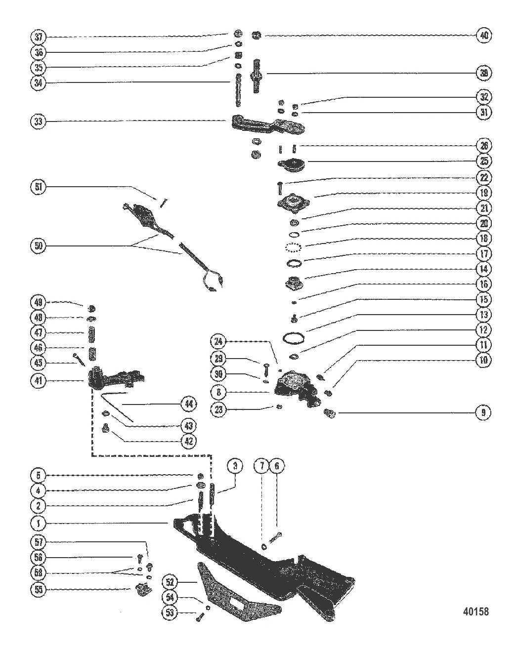 КРОНШТЕЙН ПЕРЕКЛЮЧЕНИЯ ПЕРЕДАЧ И КЛАПАН БЛОКИРОВКИ РЕВЕРСА