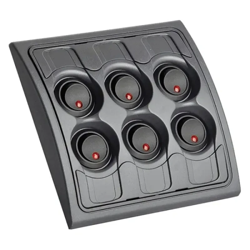 BEP Marine Панель переключателей 6шт с предохранителями постоянного тока