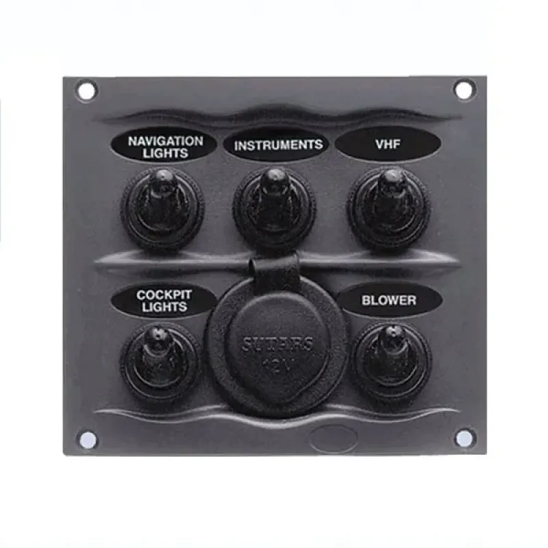 BEP Marine Панель переключателей 5шт со штепселем