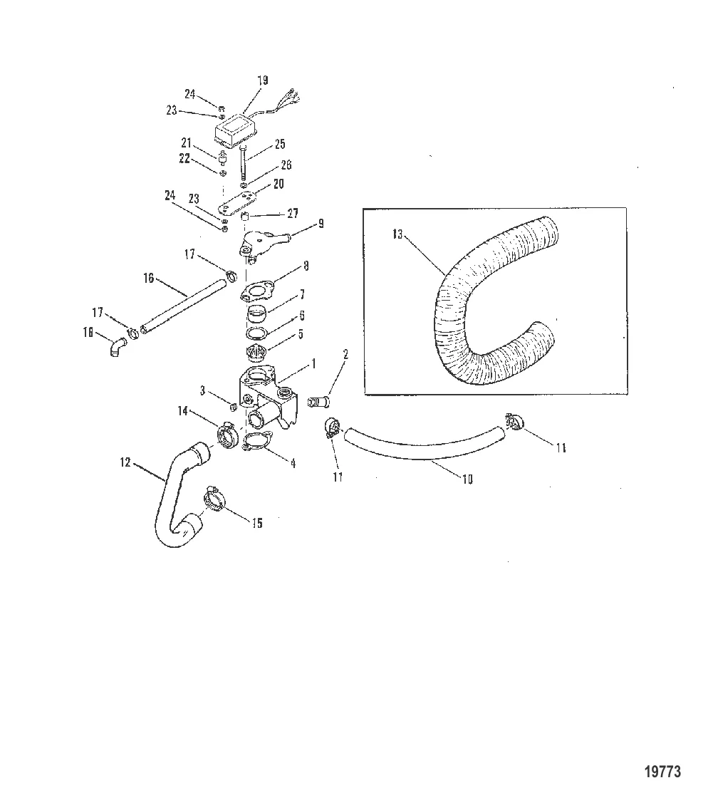 Корпус термостата (460)