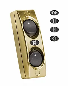 Панель выключателей 2шт золото 1101-GD