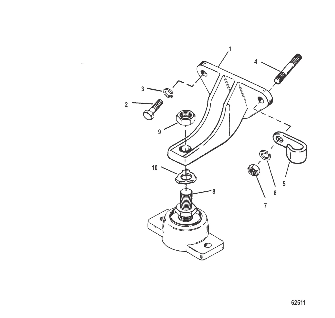 Engine Mounting (CAST BRACKET)