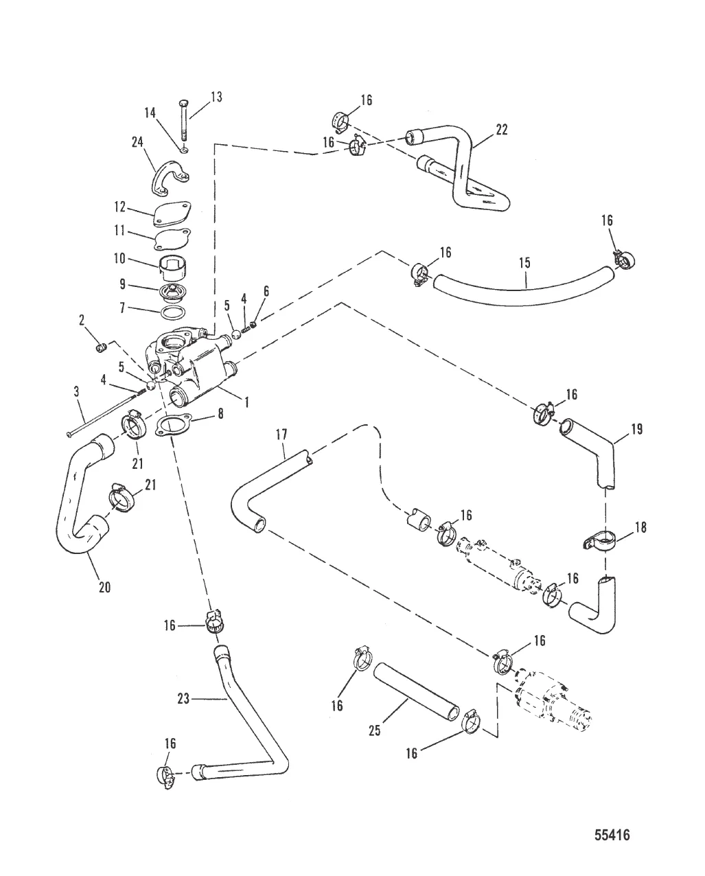 THERMOSTAT HOUSING NEW DESIGN