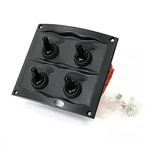 Панель переключателей 4шт с резиновыми колпачками 900-4WP