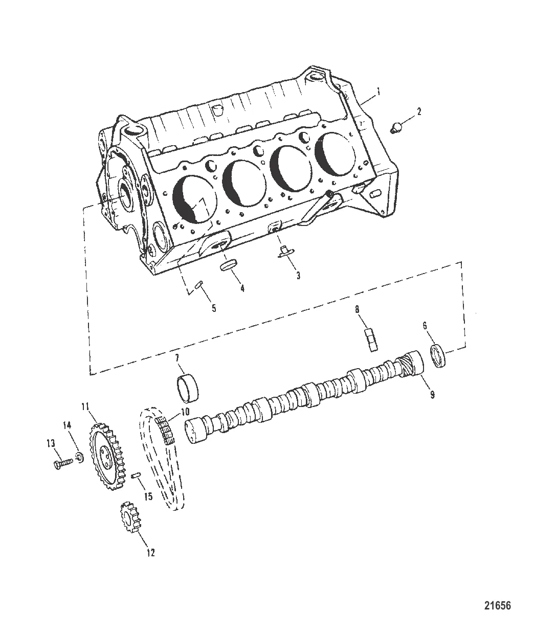 Cylinder Block And Camshaft