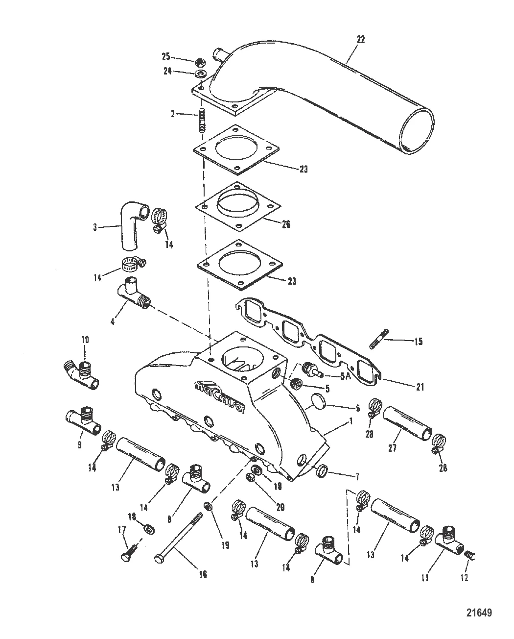 Exhaust Manifold / Elbow (425 GIL System)