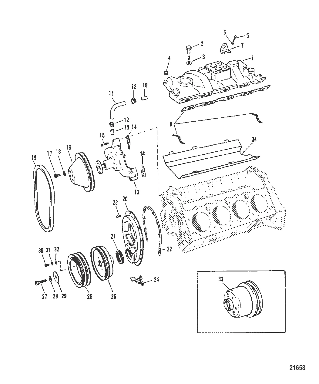 Intake Manifold And Front Cover