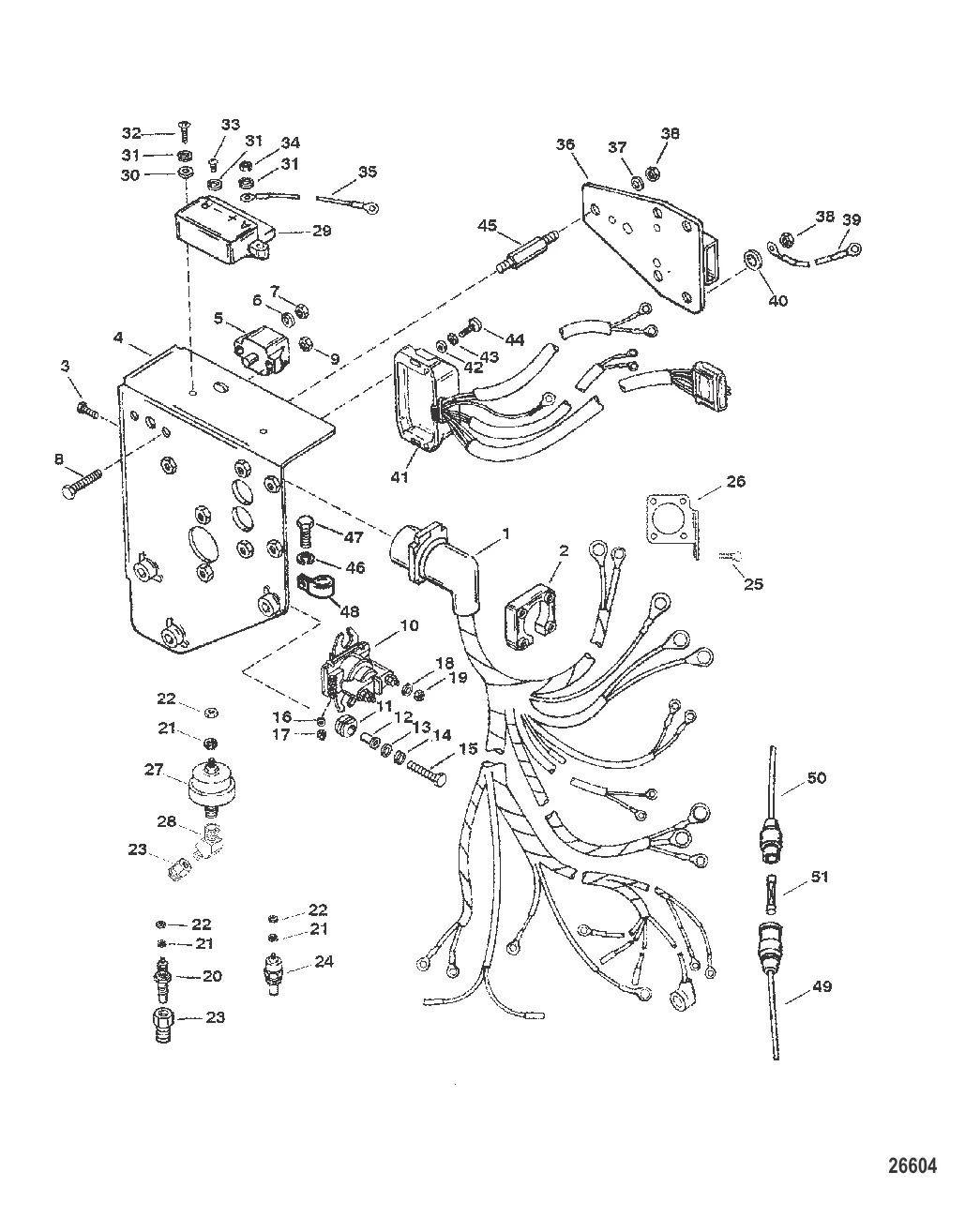 Электрические компоненты (Сер. номера от 0F745260 до 0F877734)