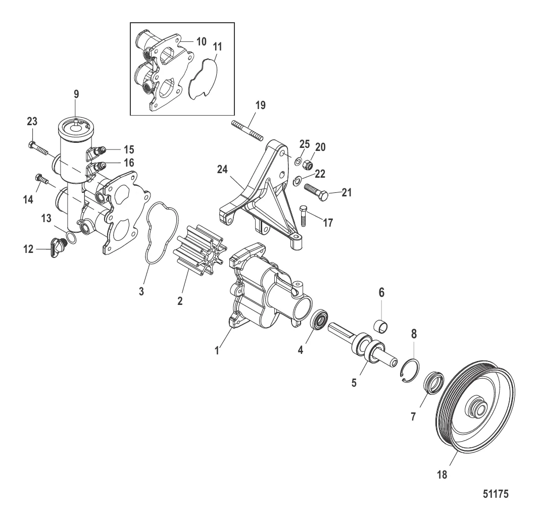 Sea Water Pump Assembly