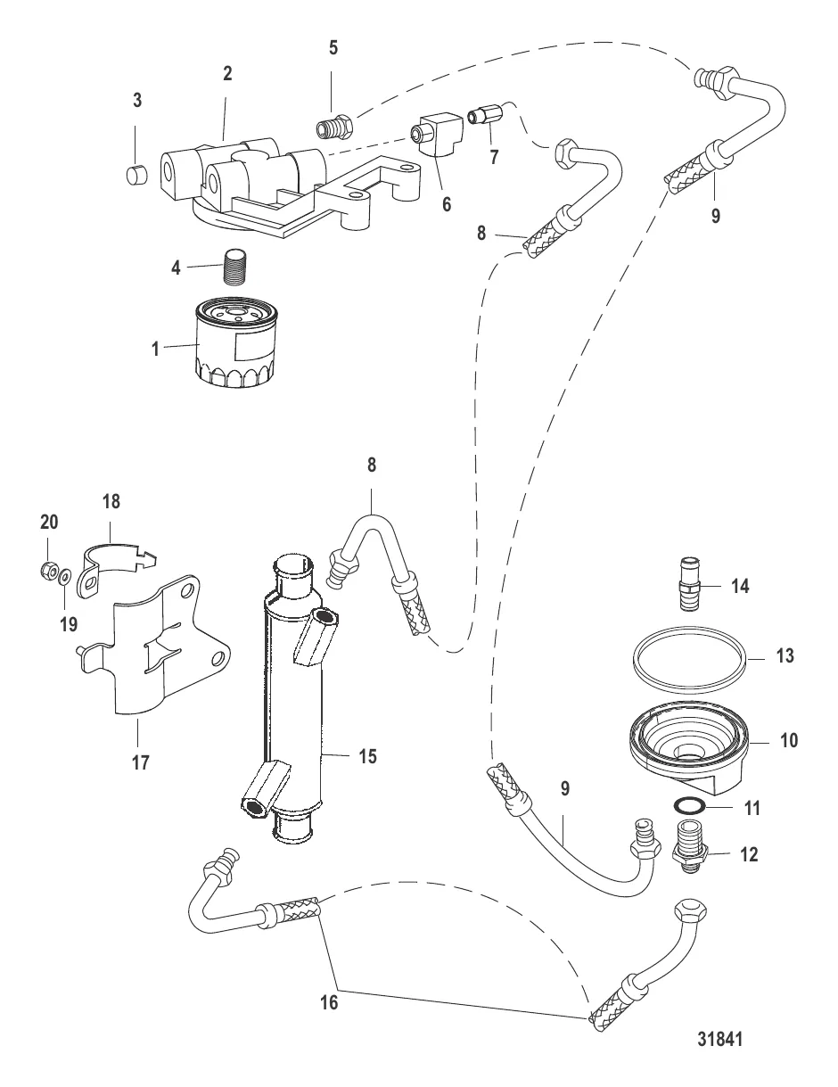Выносной масляный фильтр