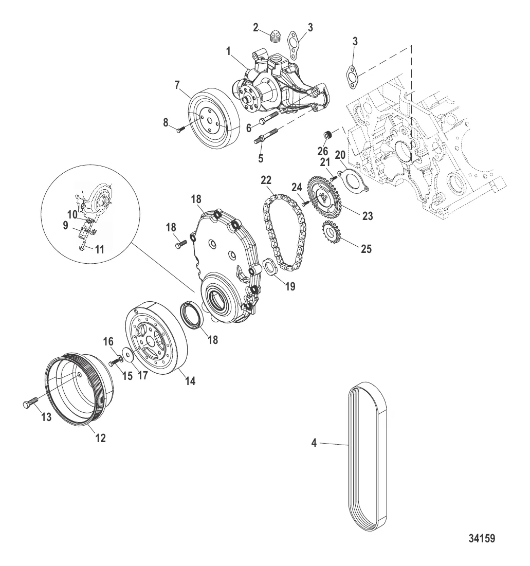 ПЕРЕДНЯЯ КРЫШКА И ЦИРКУЛЯЦИОННЫЙ НАСОС