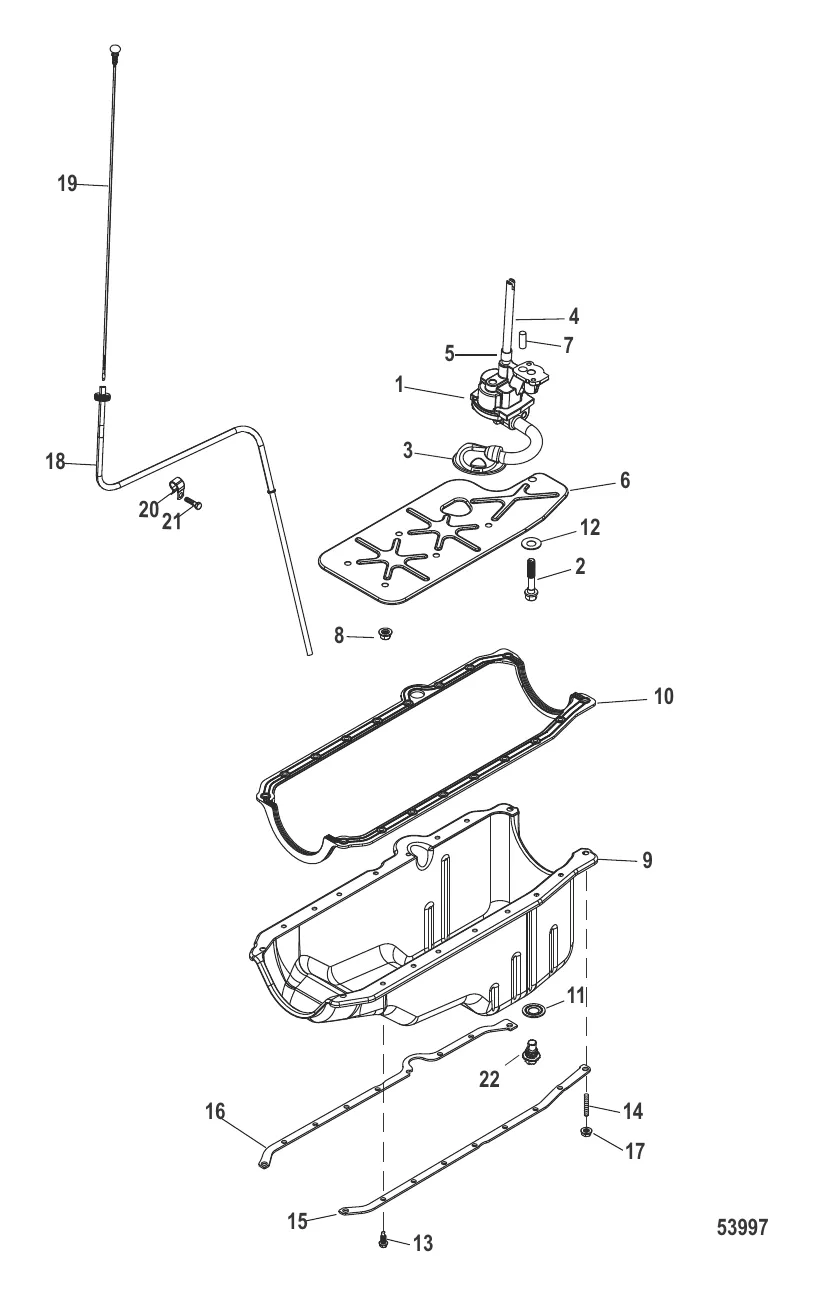 Маслосборник и масляный насос